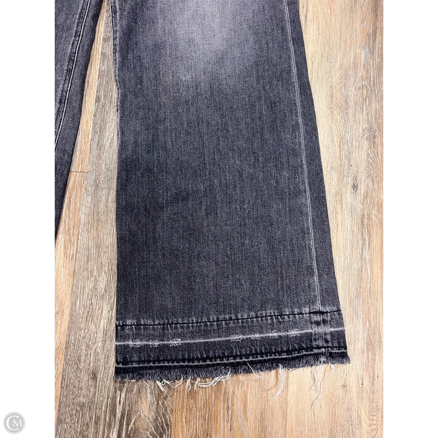 Jeans Wide Leg By Hudson In Grey Denim, Size: 6/28