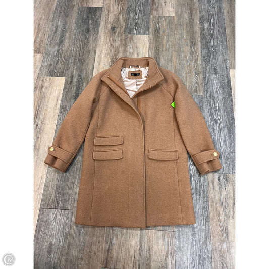 Coat Wool By J. Crew In Tan, Size: 00