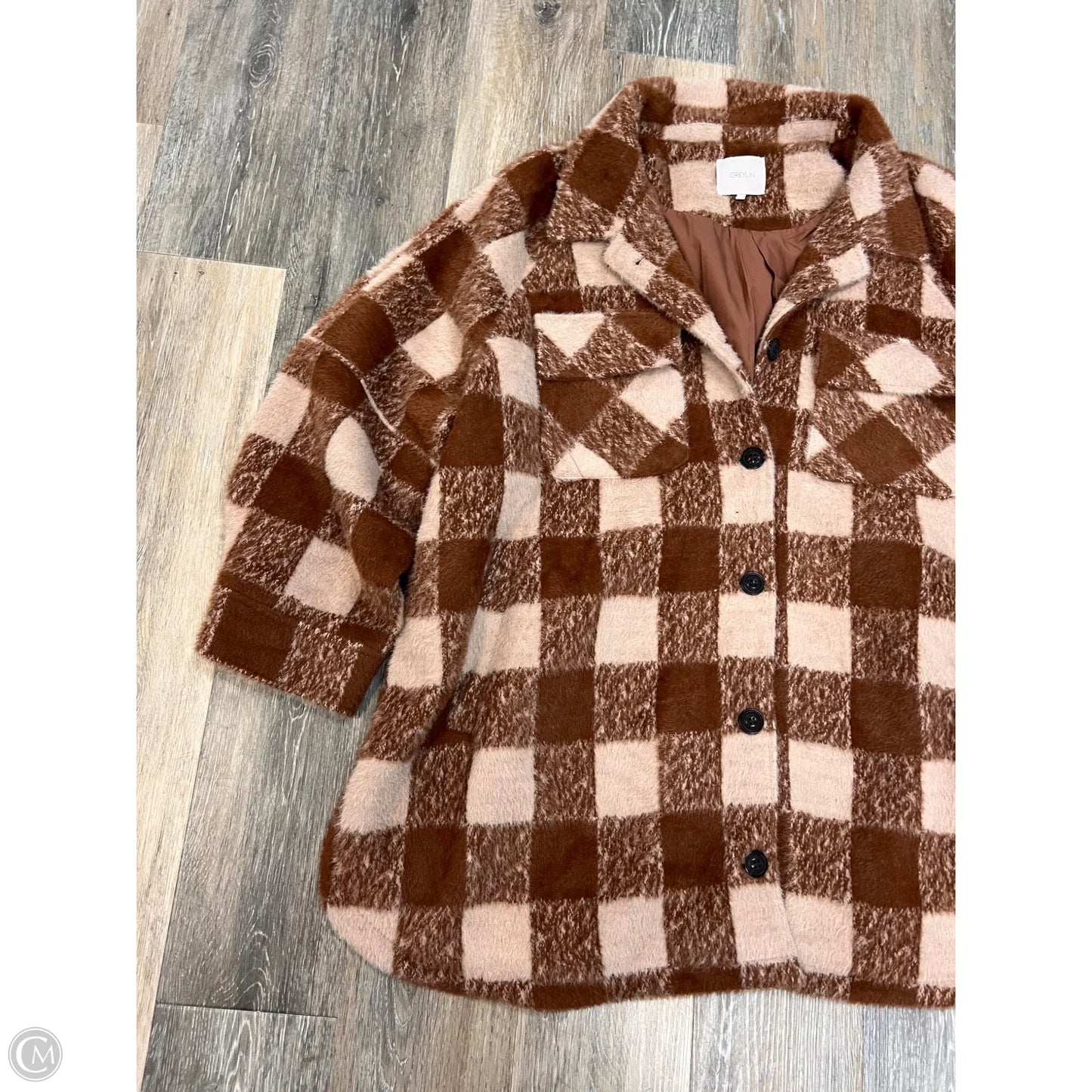 Jacket Other By Greylin In Brown, Size: 3x