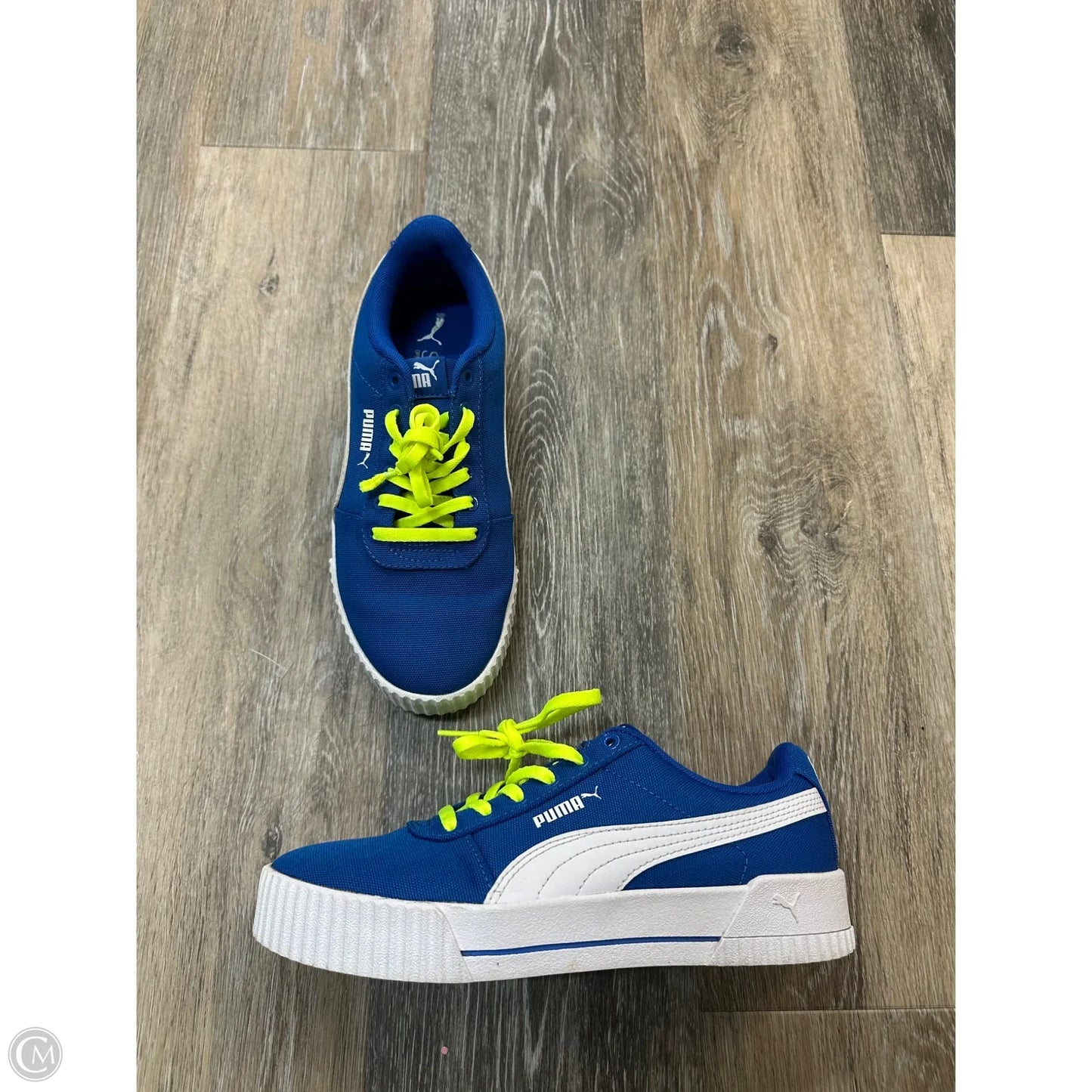 Shoes Athletic By Puma In Blue, Size: 7