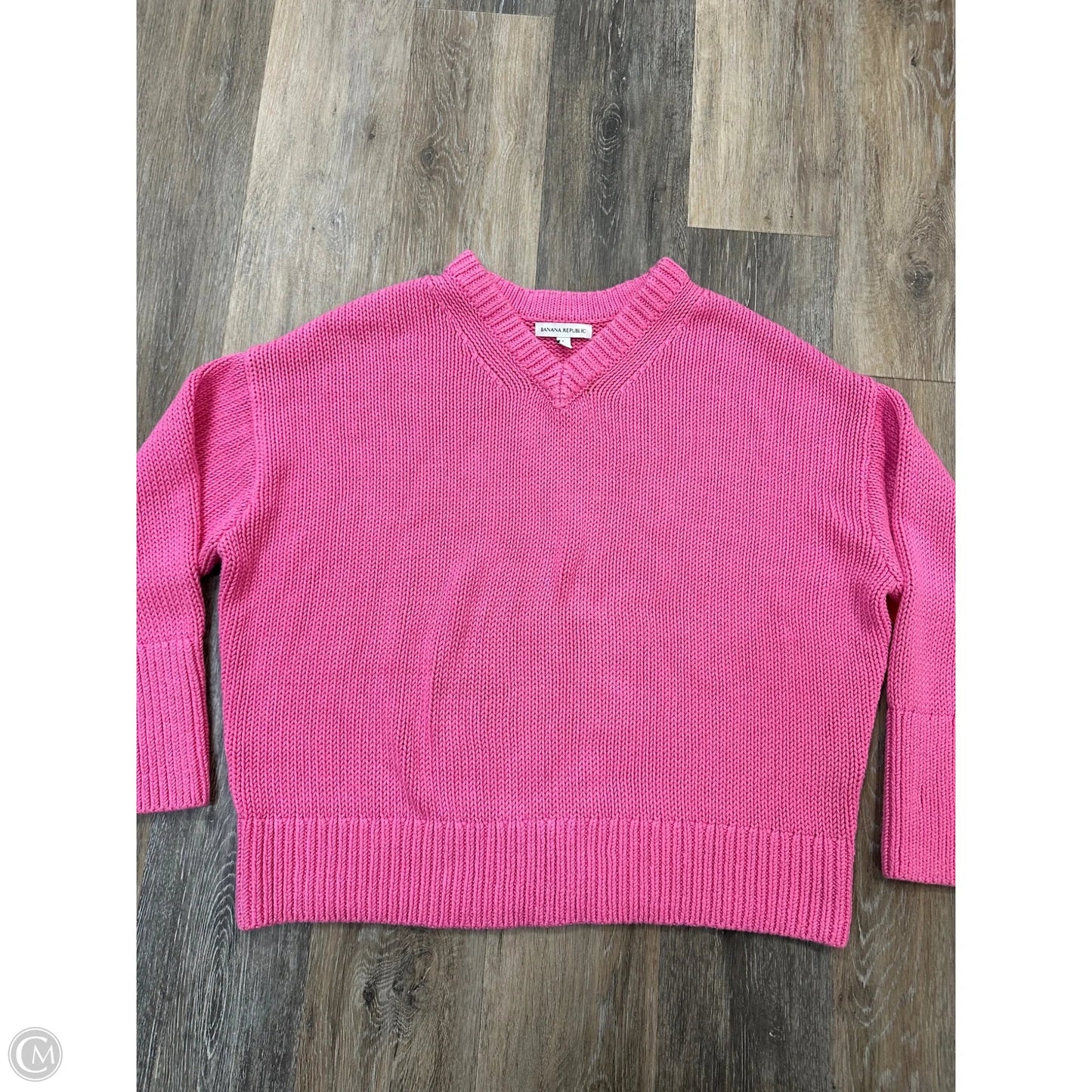 Sweater By Banana Republic In Pink, Size: L