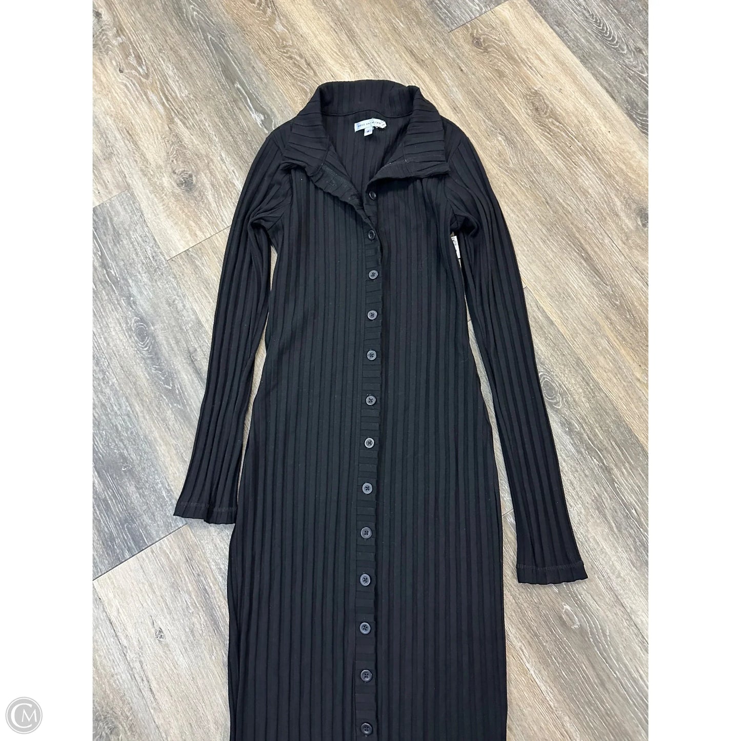 Dress Casual Midi By Good American In Black, Size: M