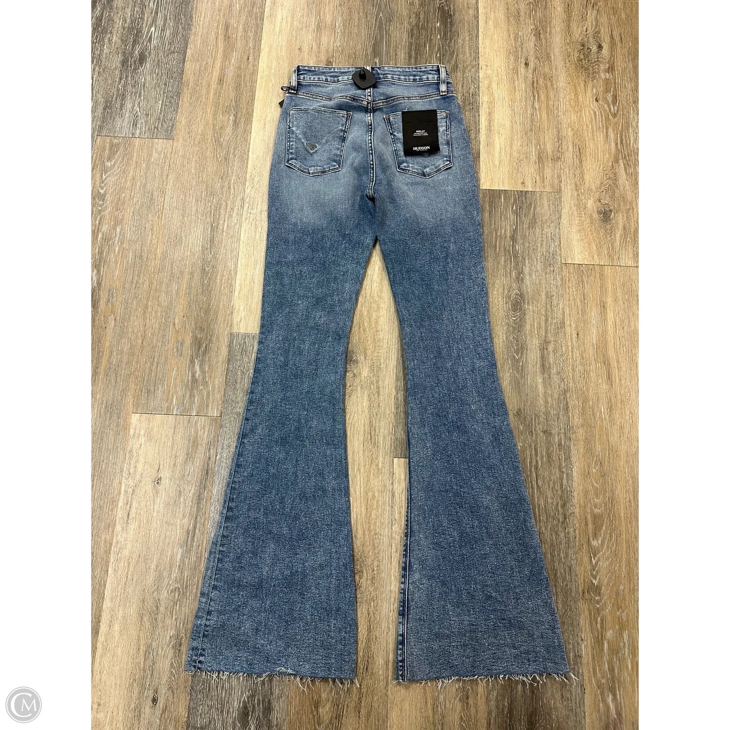 Jeans Boot Cut By Hudson In Blue Denim, Size: 0
