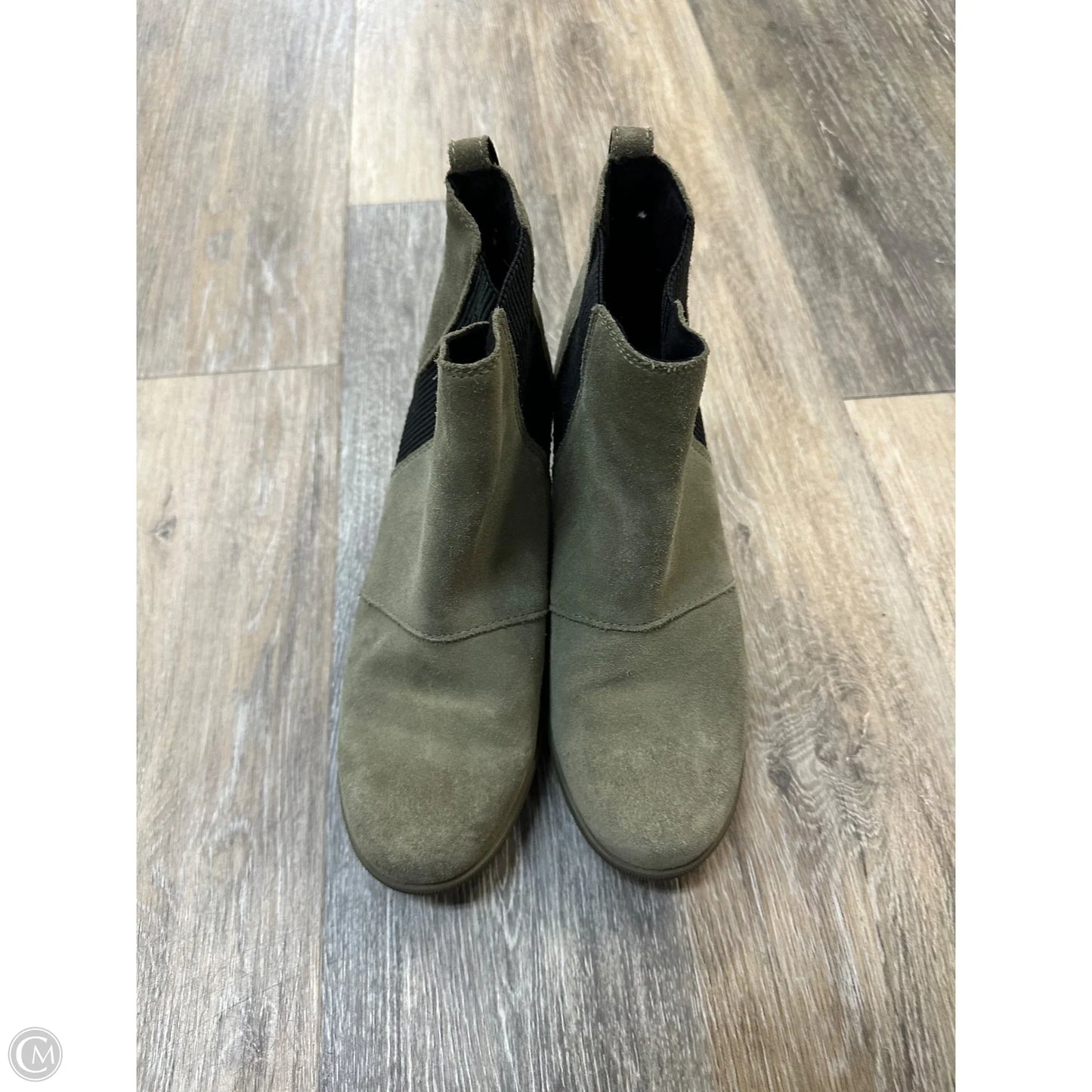 Shoes Heels Wedge By Sorel In Green, Size: 8