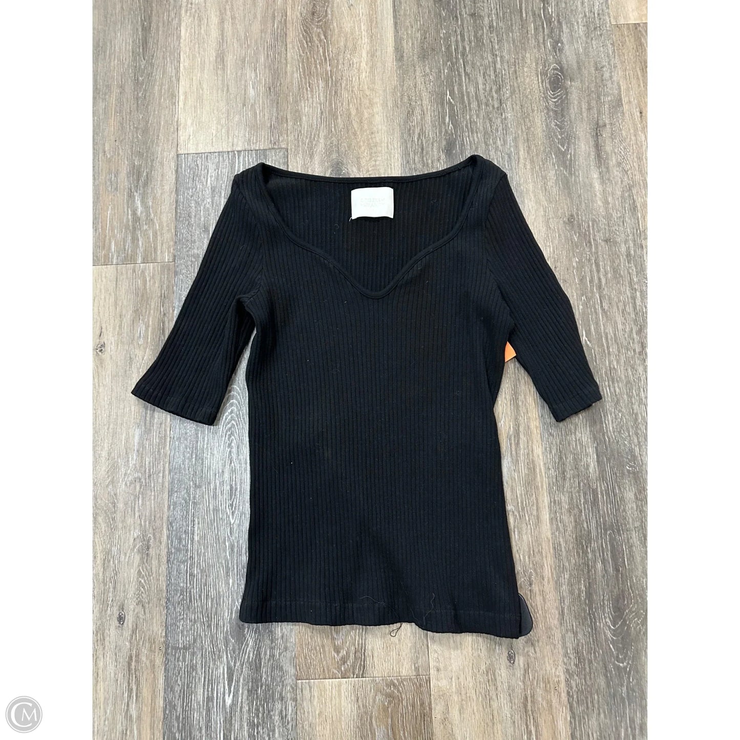 Top Short Sleeve By Citizens Of Humanity In Black, Size: L