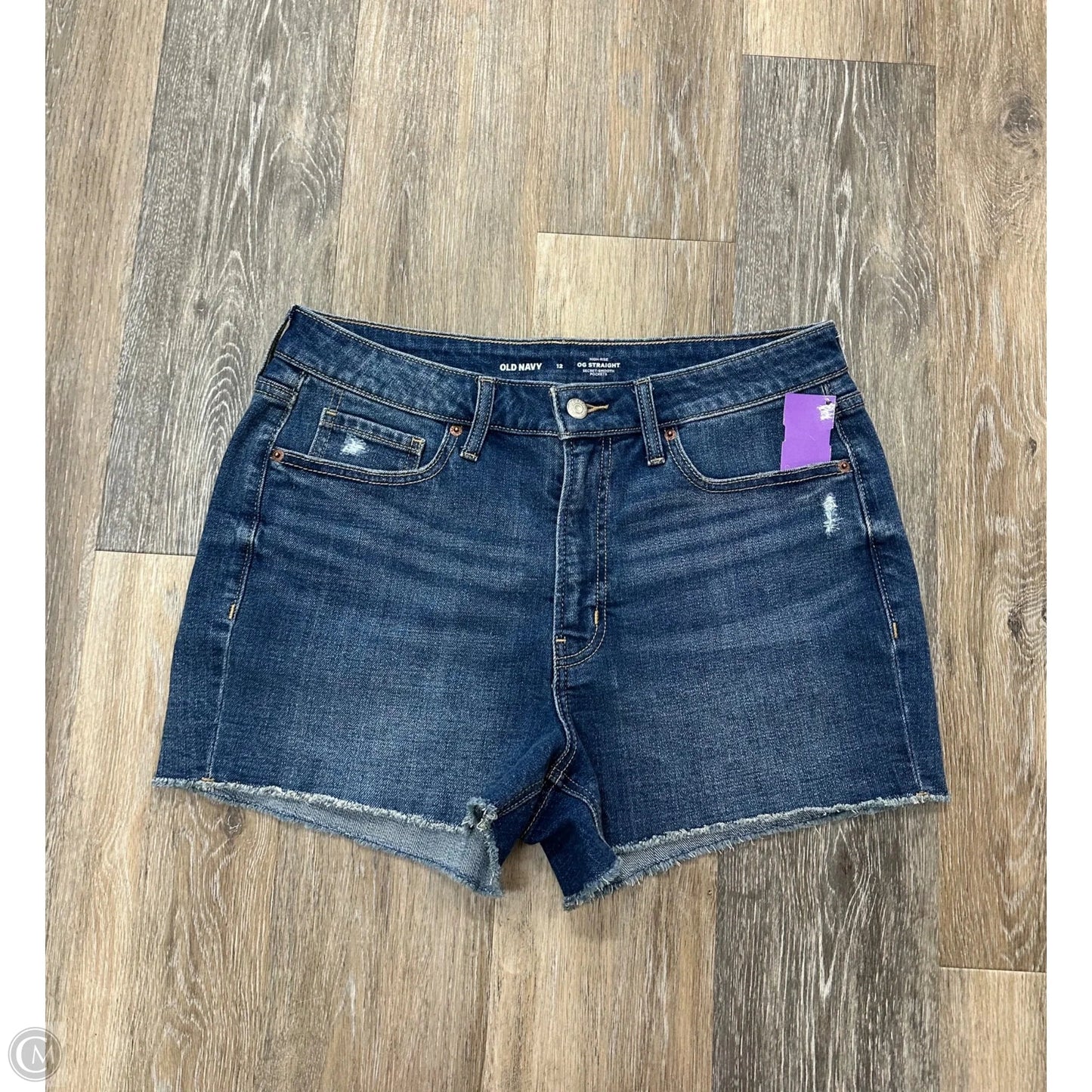 Shorts By Old Navy In Blue Denim, Size: 12