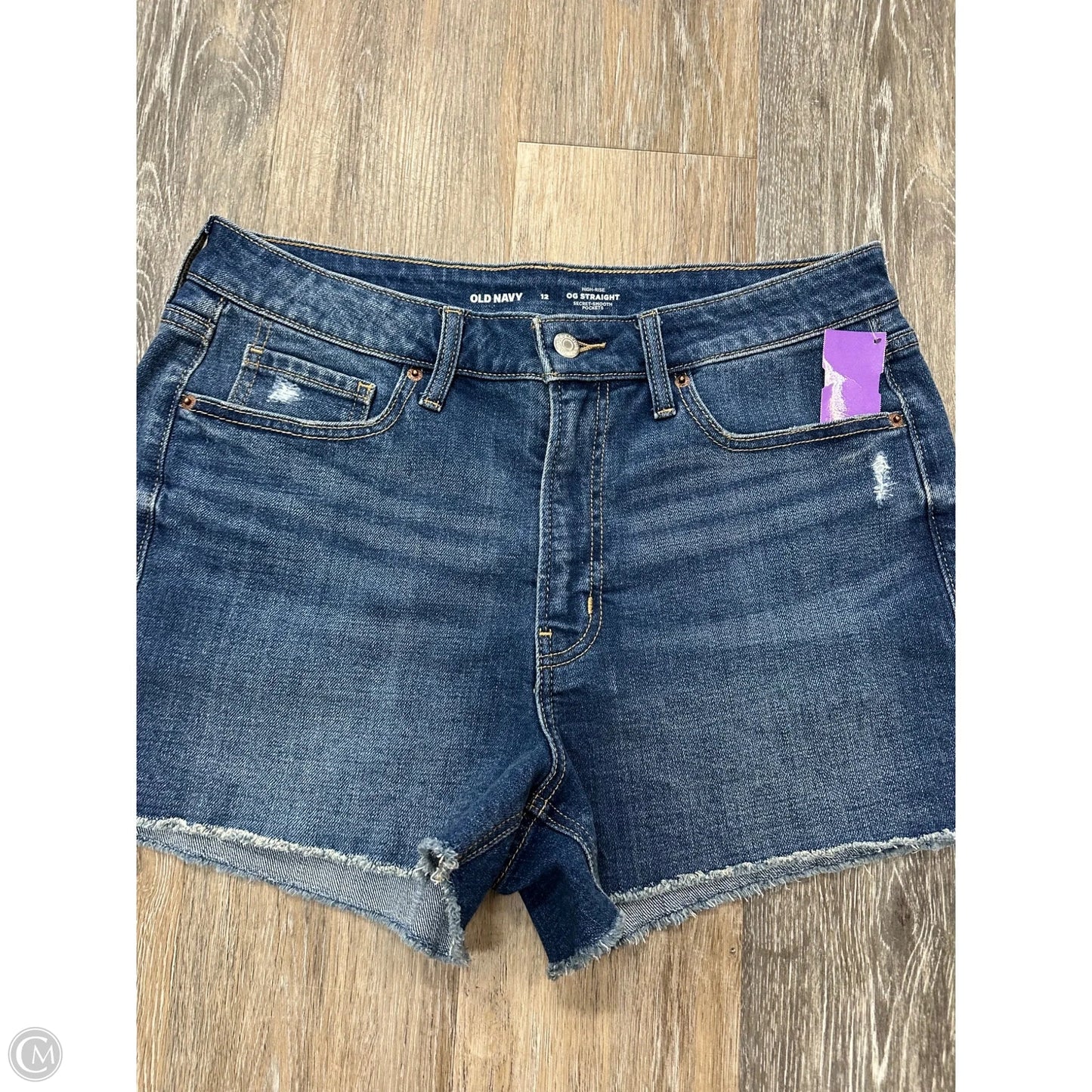 Shorts By Old Navy In Blue Denim, Size: 12