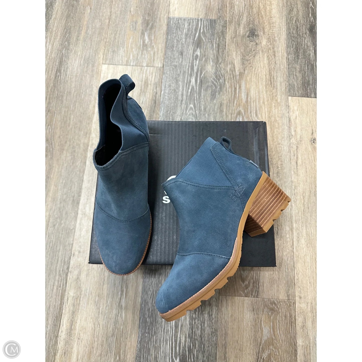 Shoes Heels Block By Sorel In Blue, Size: 9