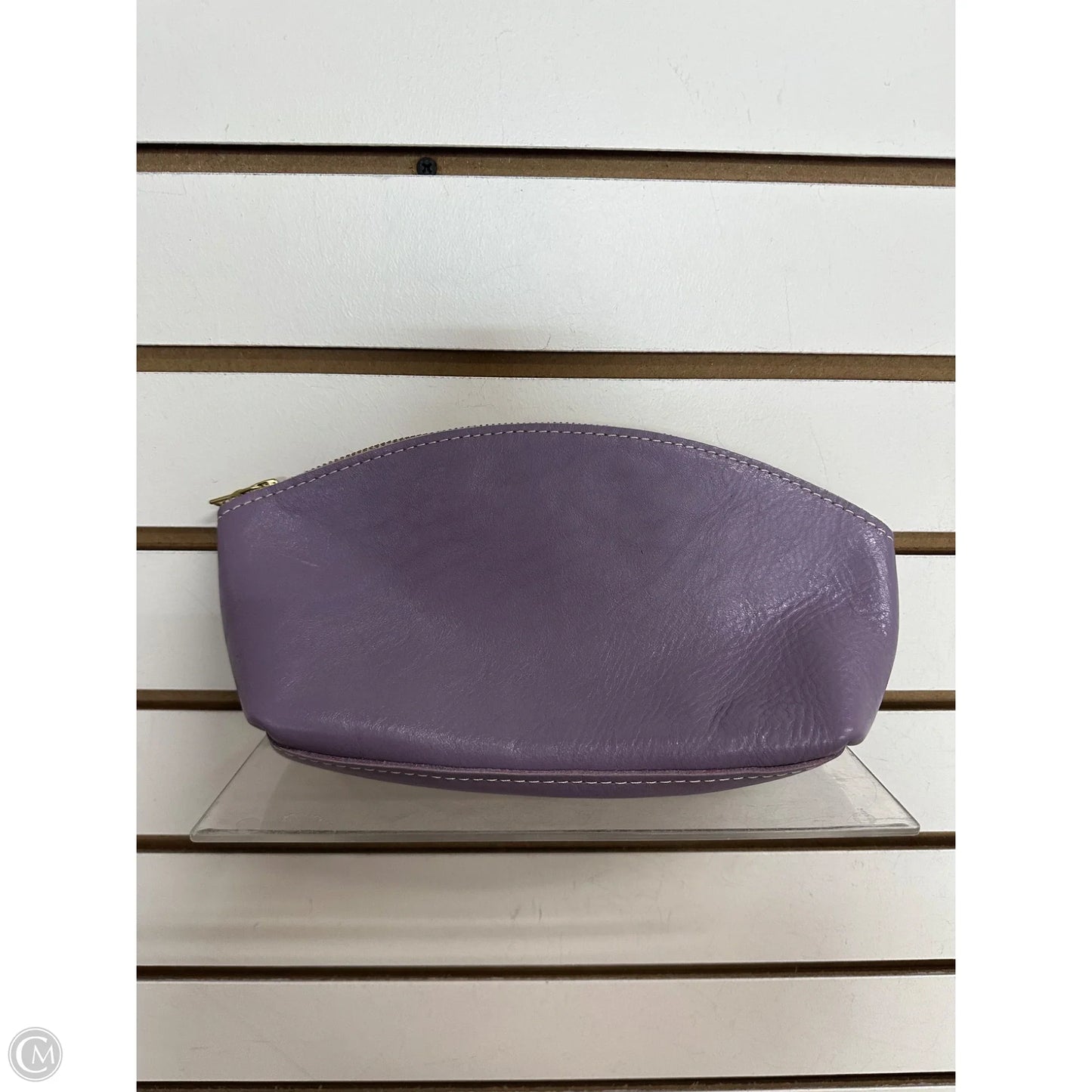 Makeup Bag Leather By Portland Leather, Size: Medium