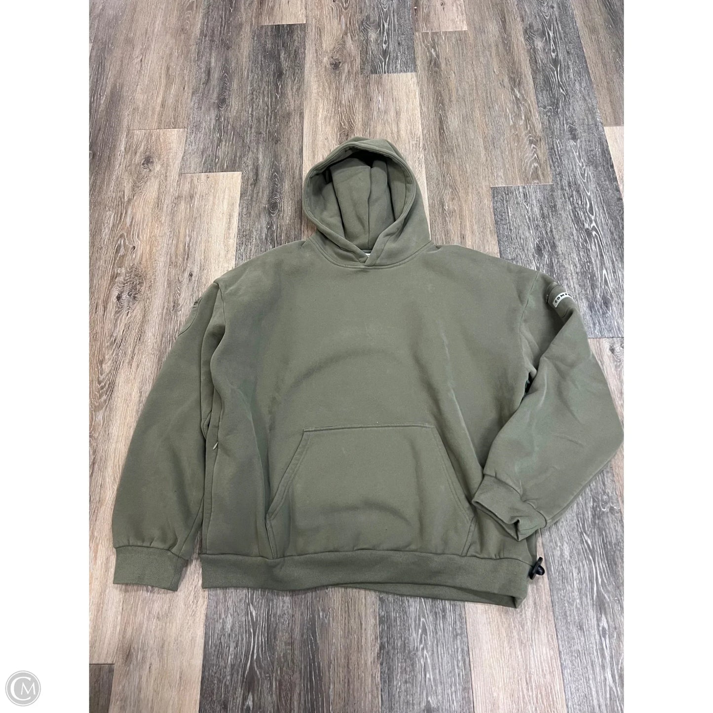 Sweatshirt Hoodie By Comfrt In Green, Size: 3x