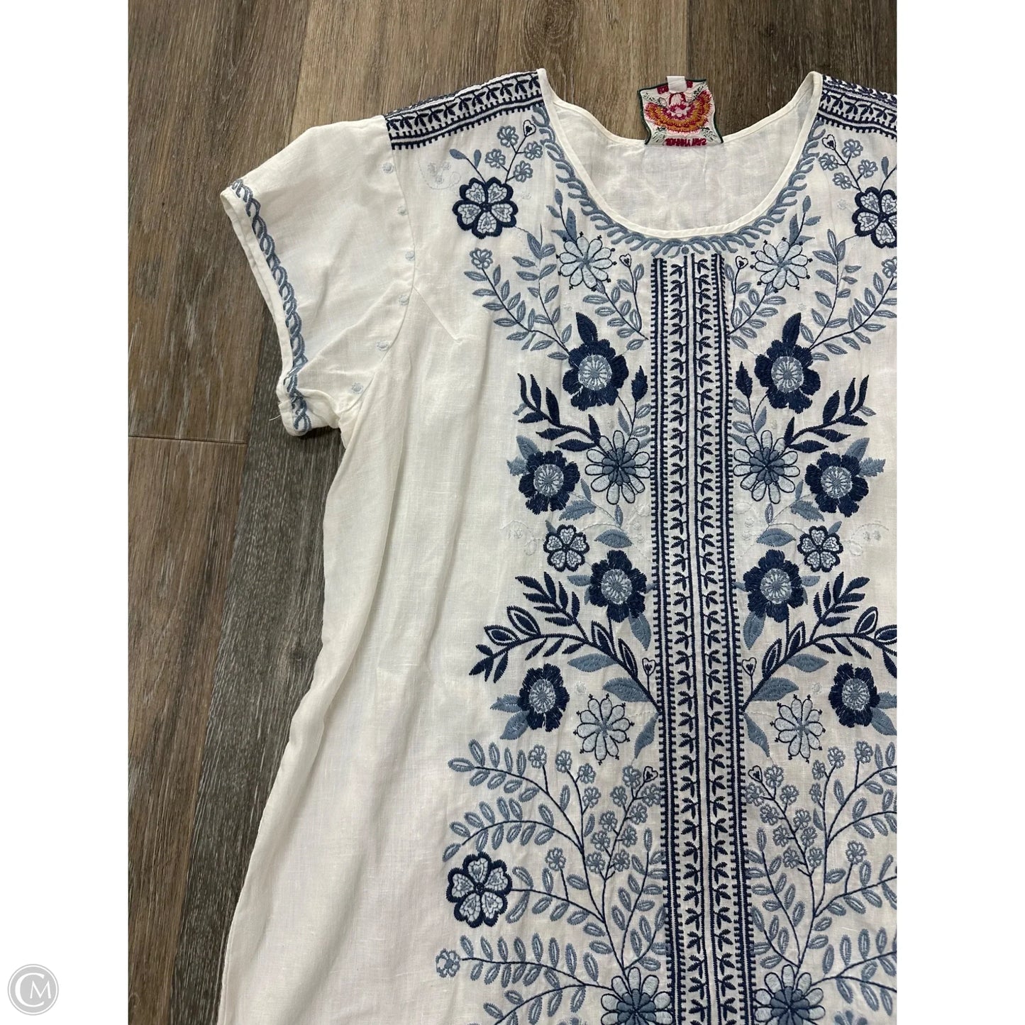 Dress Casual Short By Johnny Was In White, Size: L