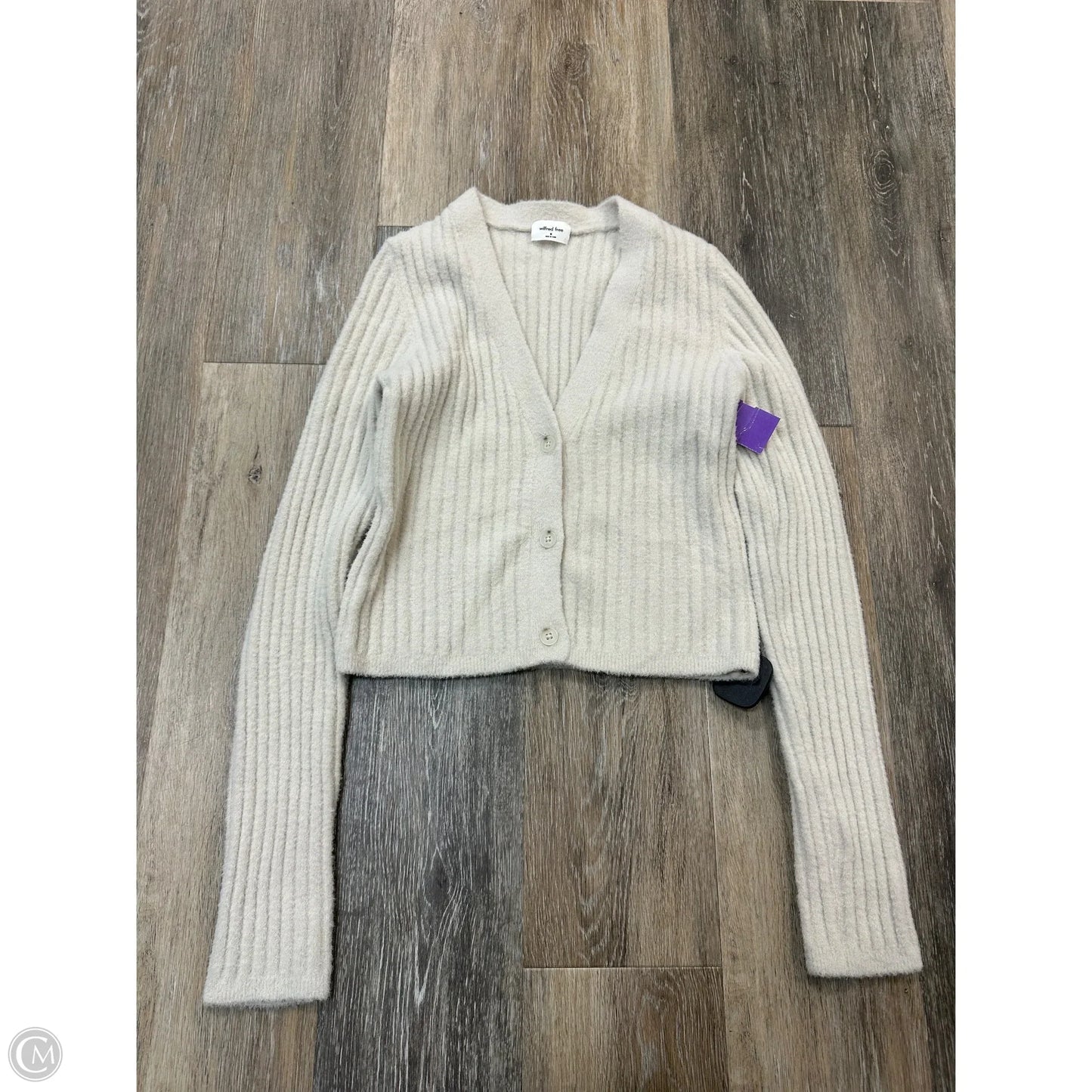 Sweater Cardigan By Wilfred In Cream, Size: M