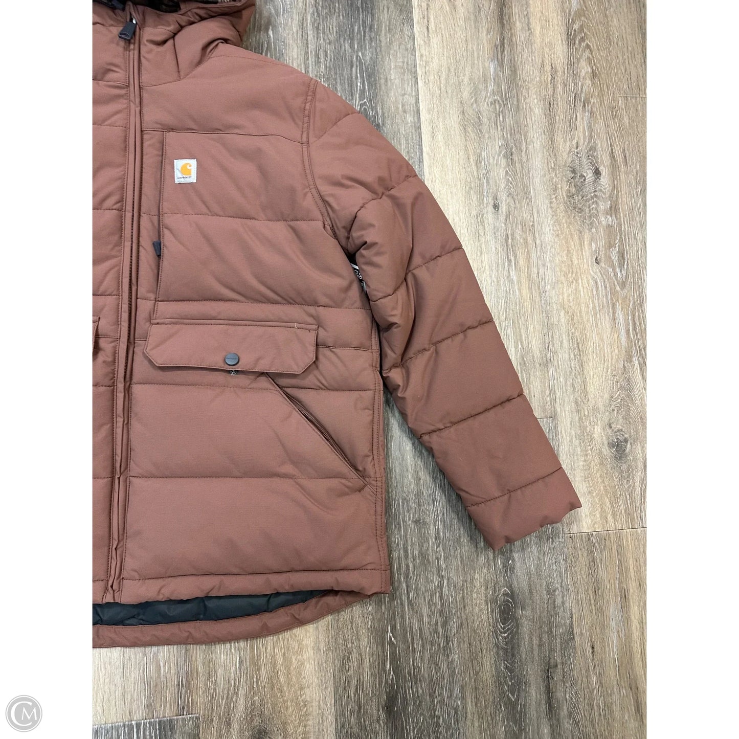 Coat Parka By Carhartt In Pink, Size: L