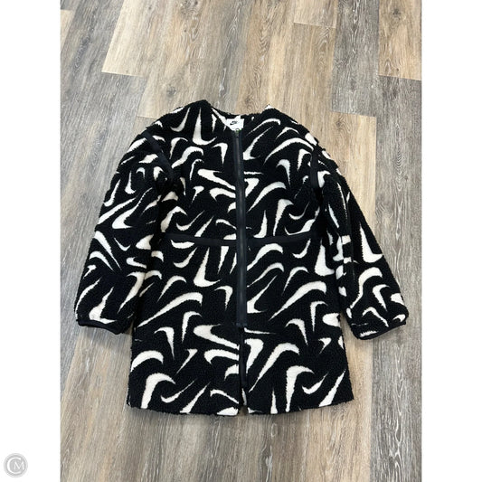 Jacket Faux Fur & Sherpa By Nike Apparel In Black, Size: Xs