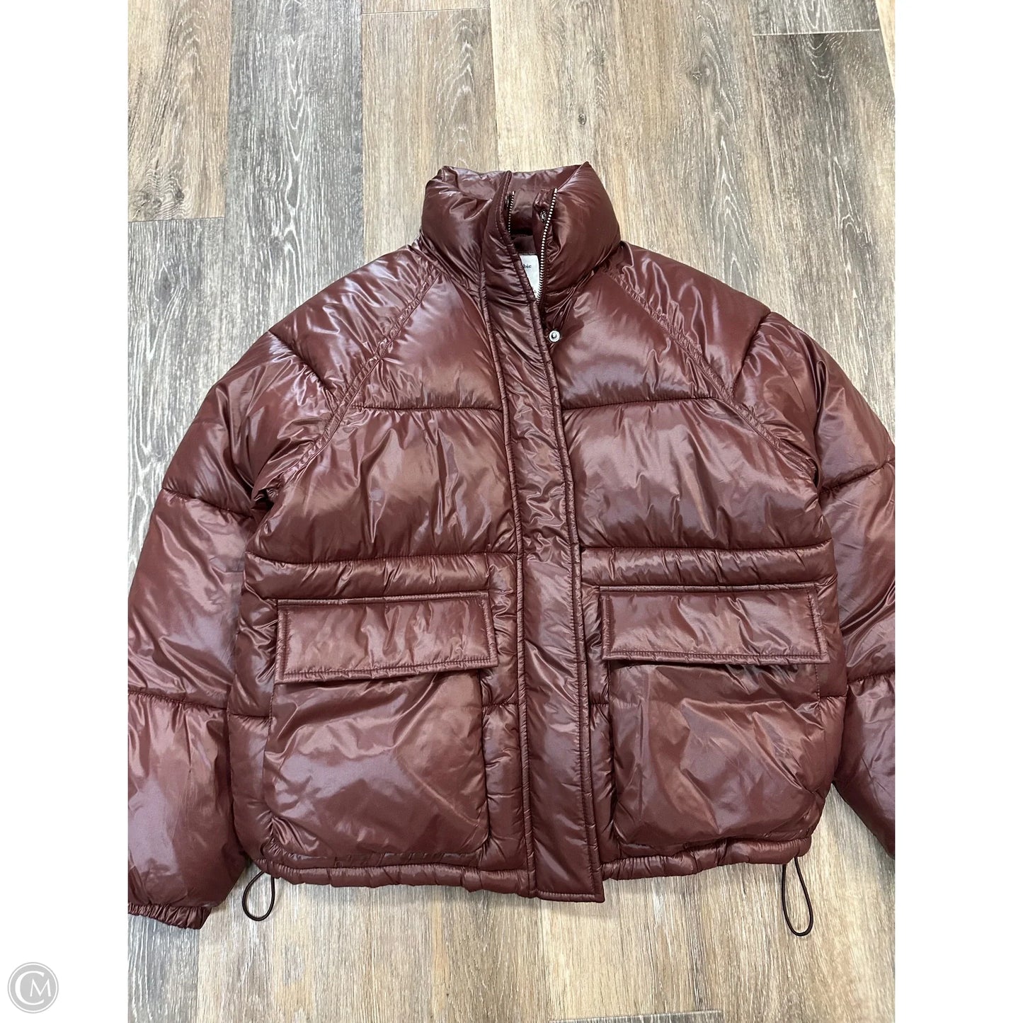 Jacket Puffer & Quilted By Abercrombie And Fitch In Brown, Size: Xs