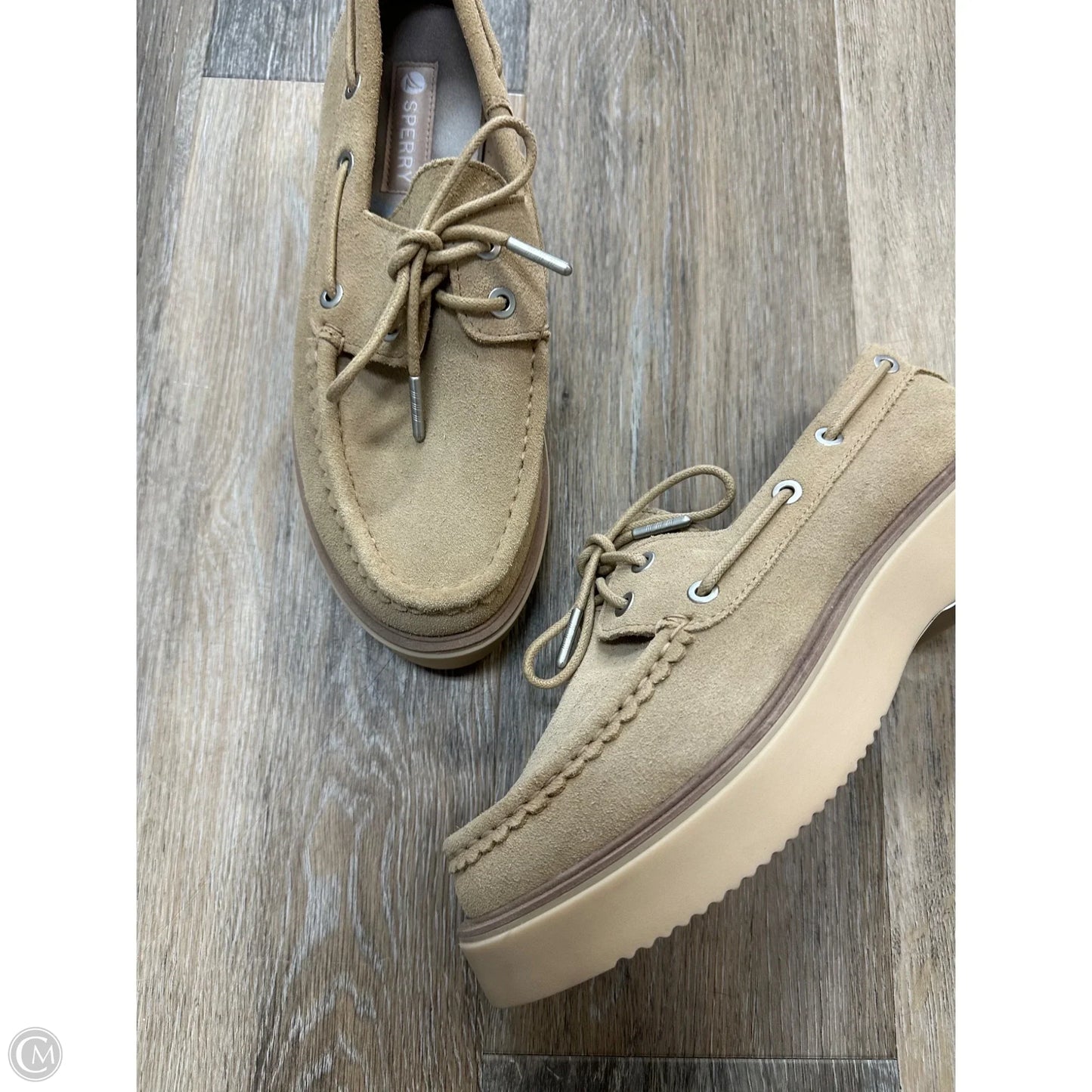 Shoes Flats By Sperry In Tan, Size: 7.5