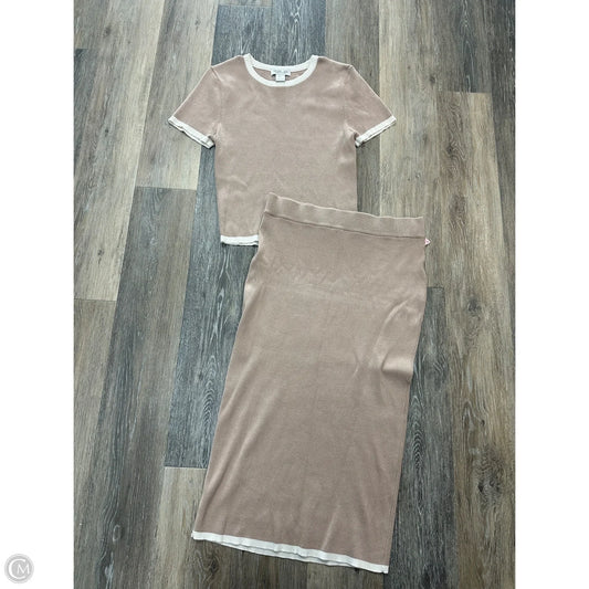 Skirt Set 2pc By Rachel Zoe In Beige, Size: L