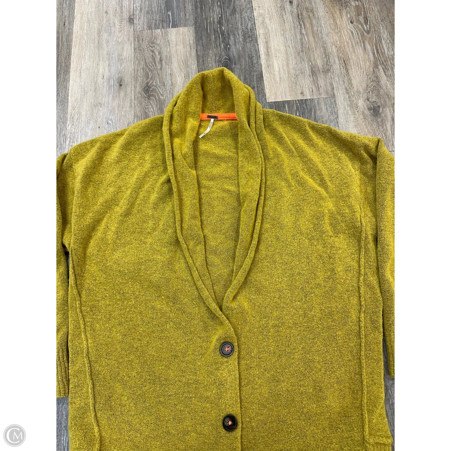 Sweater Cardigan By Free People In Yellow, Size: S