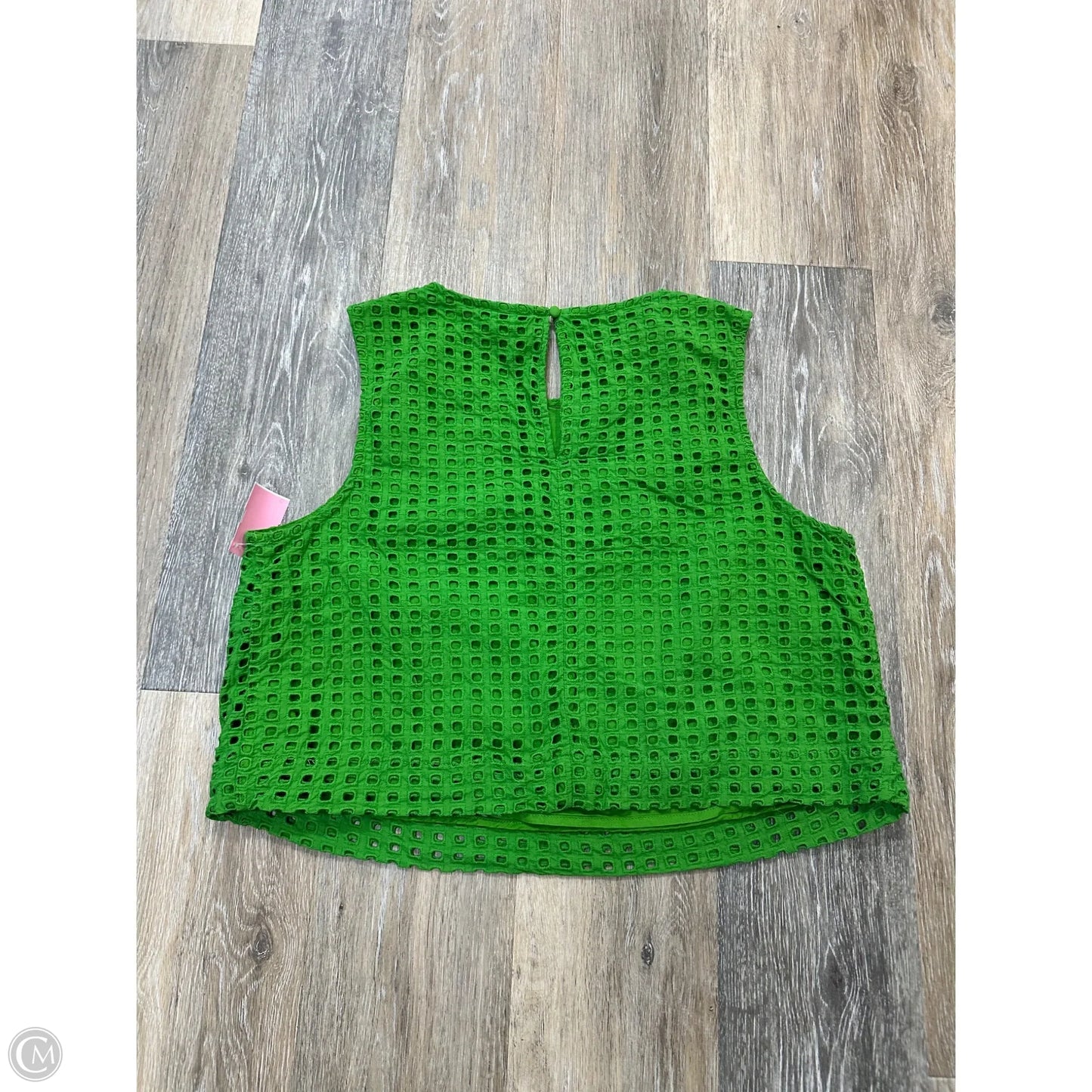 Tank Top Designer By Kate Spade In Green, Size: L