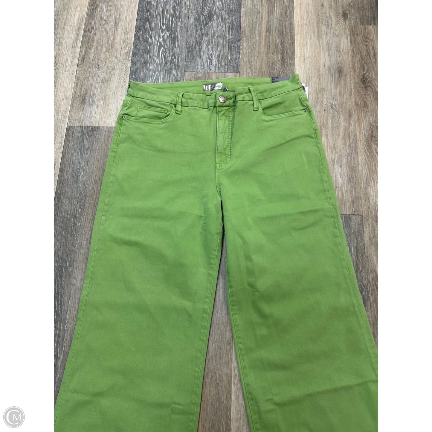 Jeans Straight By Kut In Green, Size: 16