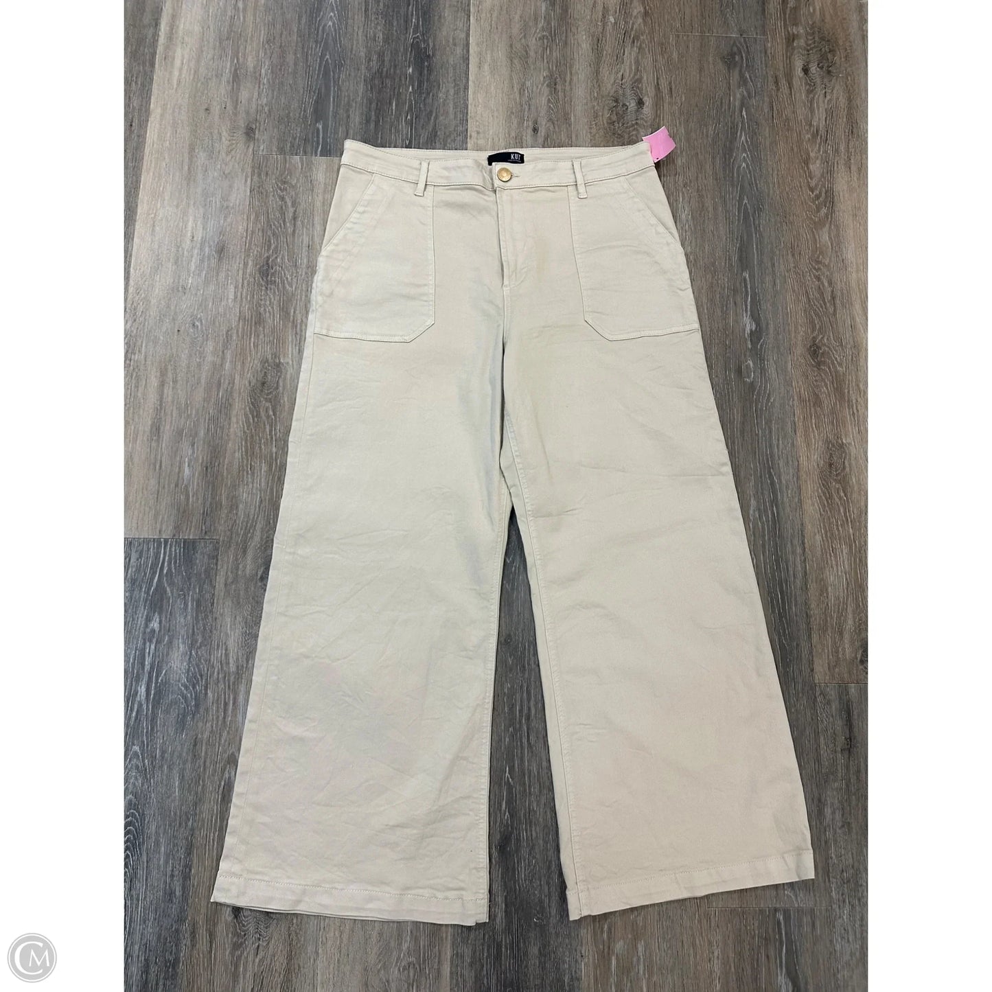 Pants Wide Leg By Kut In Cream, Size: 14