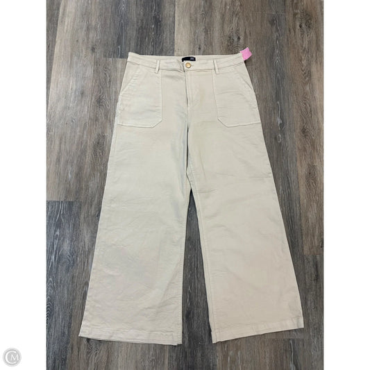 Pants Wide Leg By Kut In Cream, Size: 14