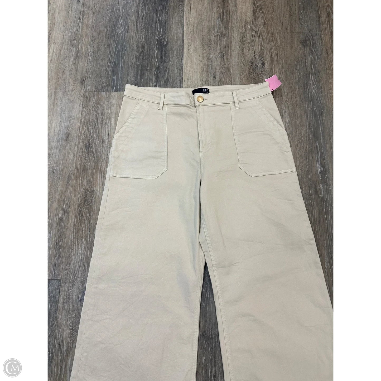 Pants Wide Leg By Kut In Cream, Size: 14