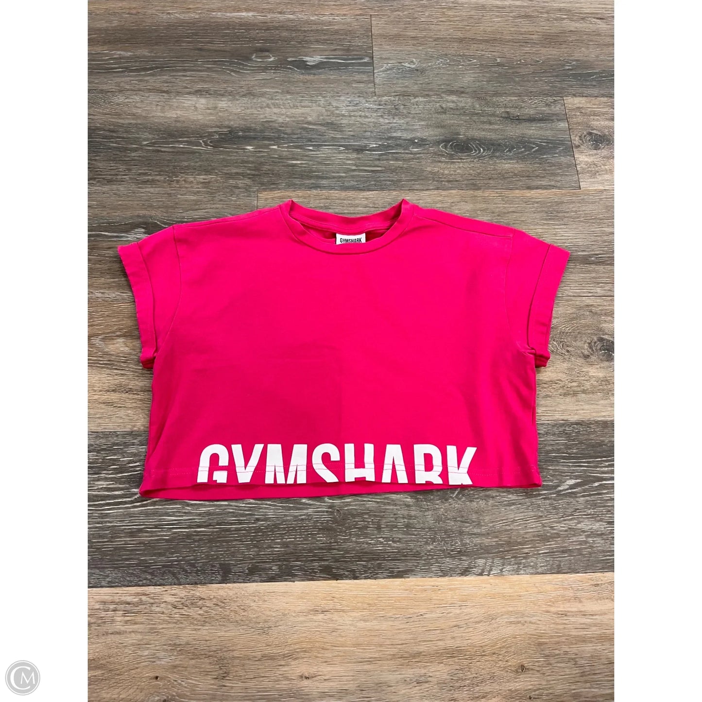 Athletic Top Short Sleeve By Gym Shark In Pink, Size: Xs