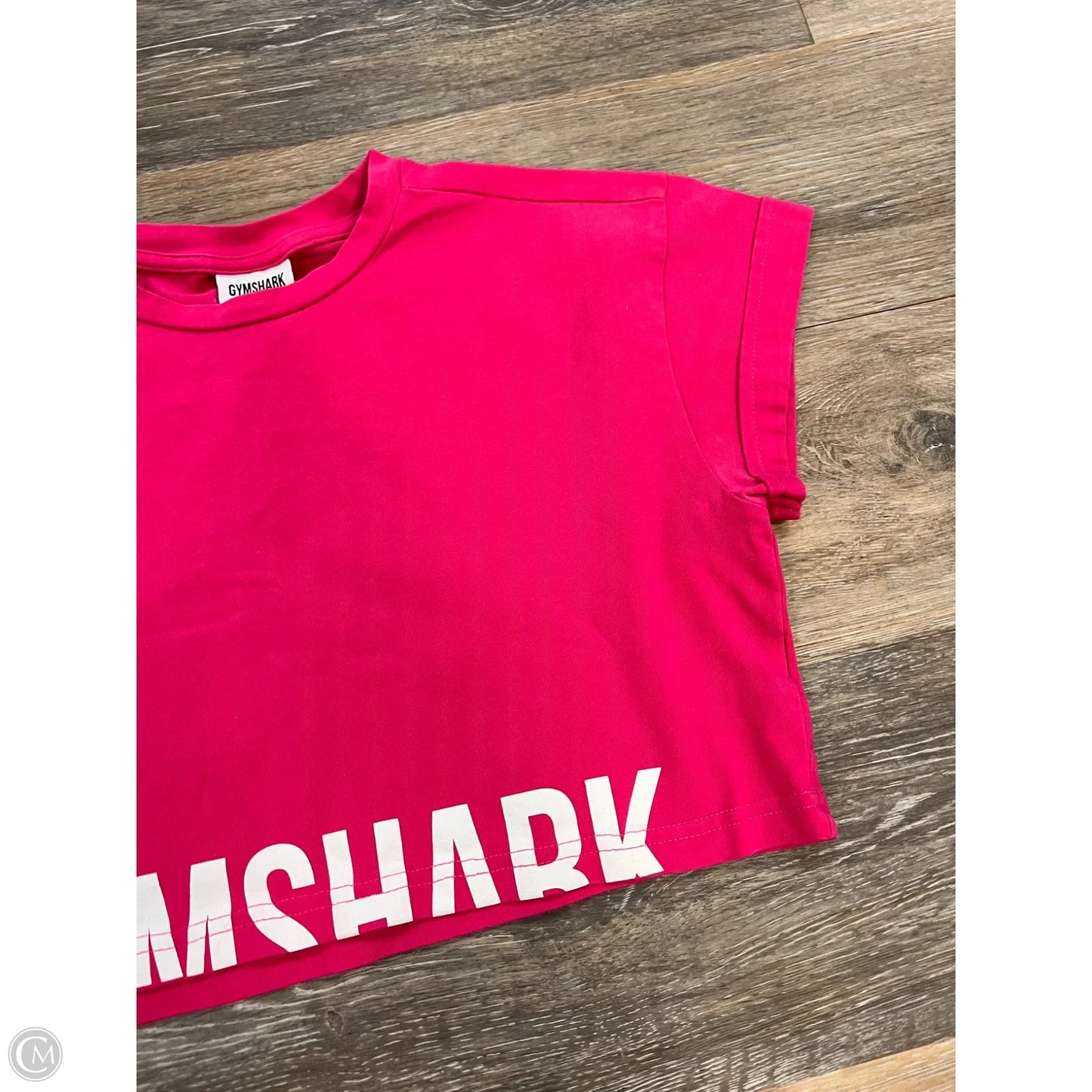 Athletic Top Short Sleeve By Gym Shark In Pink, Size: Xs