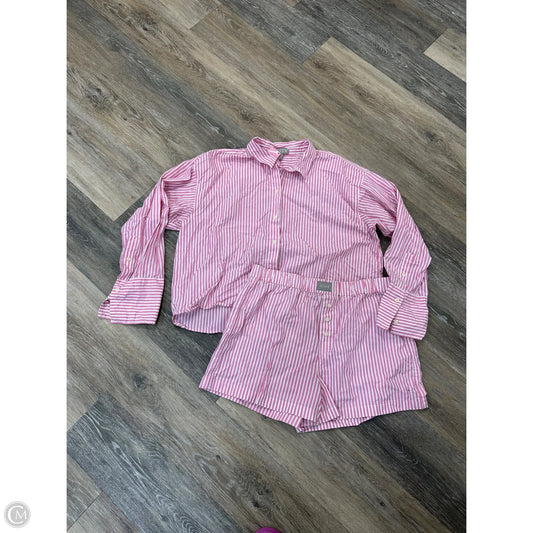 Pajamas 2pc By J. Crew In Pink, Size: M