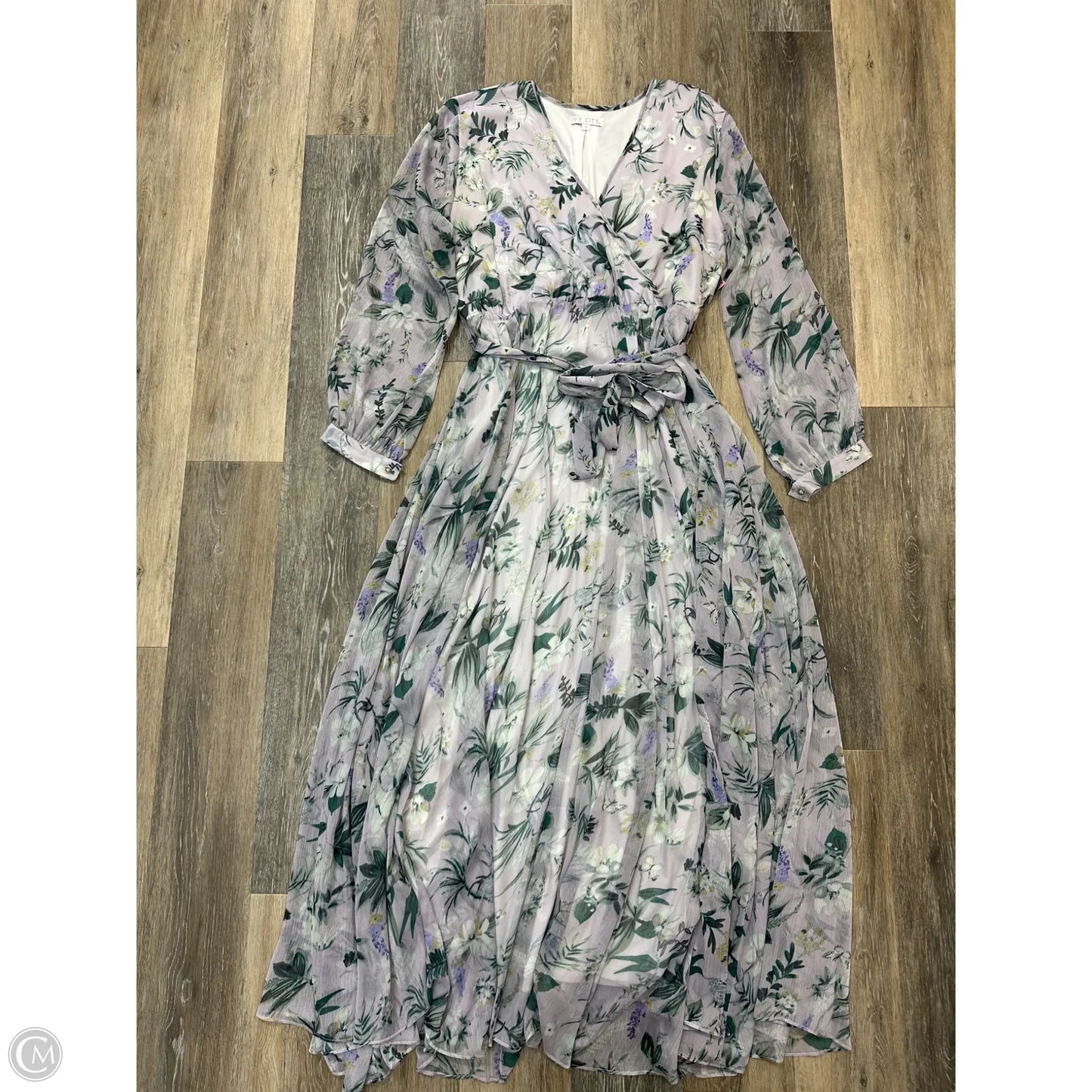 Dress Casual Maxi By Ivy City In Floral Print, Size: 3x