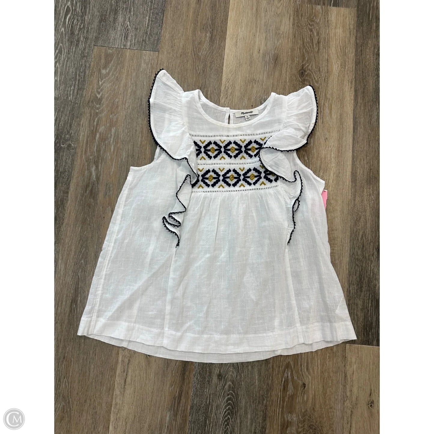 Tank Top By Madewell In Yellow, Size: Xs