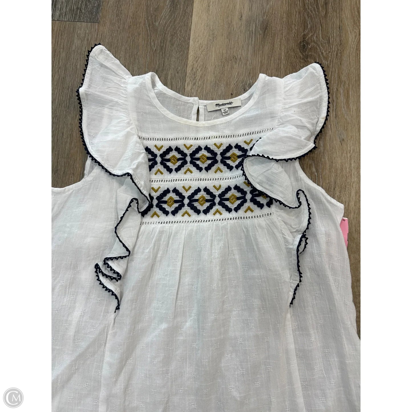 Tank Top By Madewell In Yellow, Size: Xs