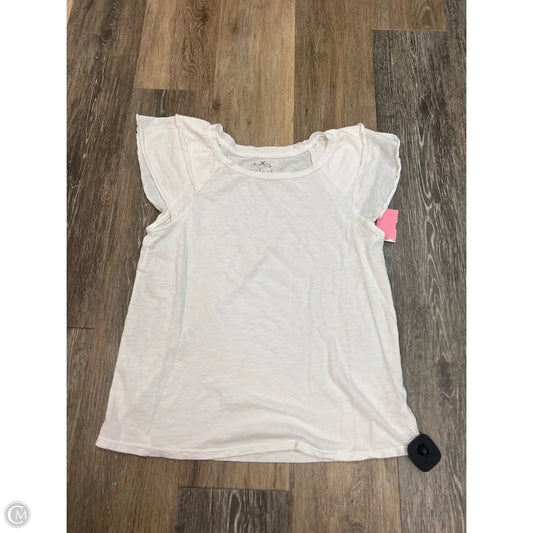 Top Short Sleeve By Velvet By Graham & Spencer In White, Size: Xs