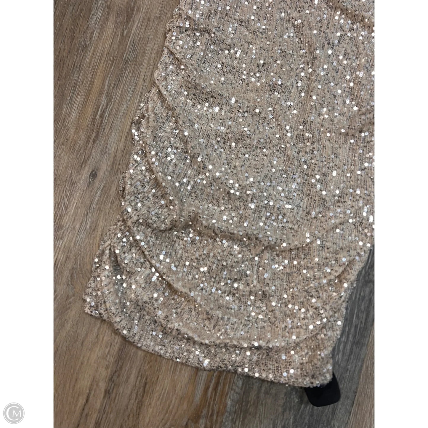 -Dress Party Short By Hello Molly In Gold, Size: 8