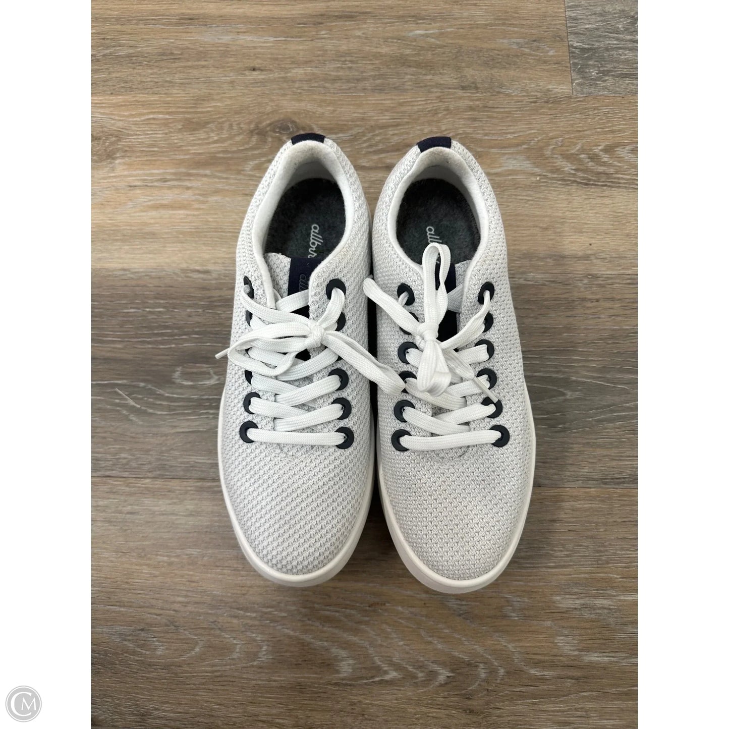 Shoes Athletic By Allbirds In White, Size: 8