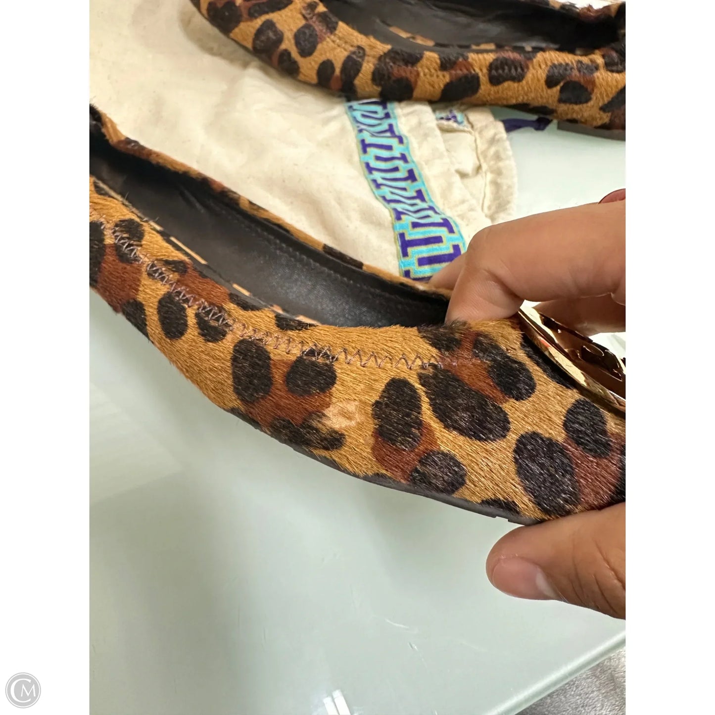 Shoes Designer By Tory Burch In Animal Print, Size: 10.5
