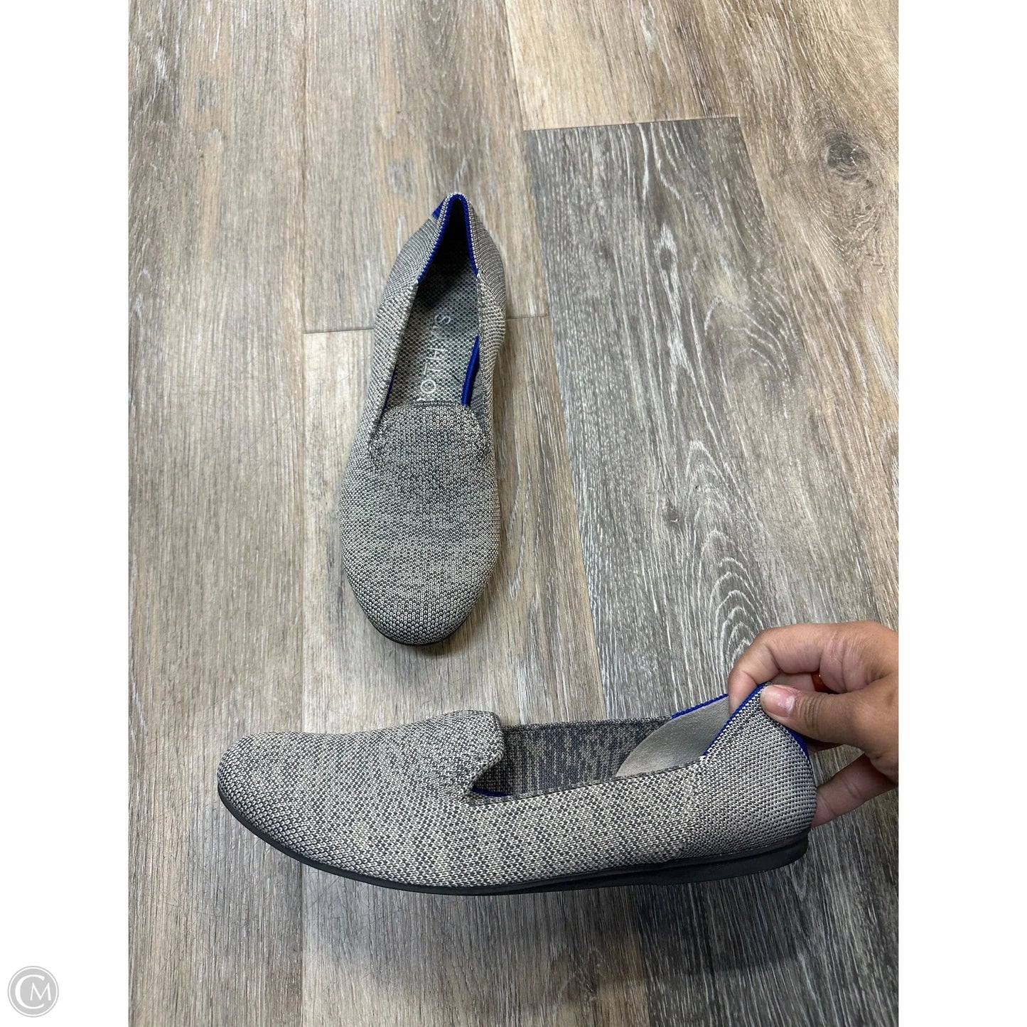 Shoes Flats By Rothys In Grey, Size: 8