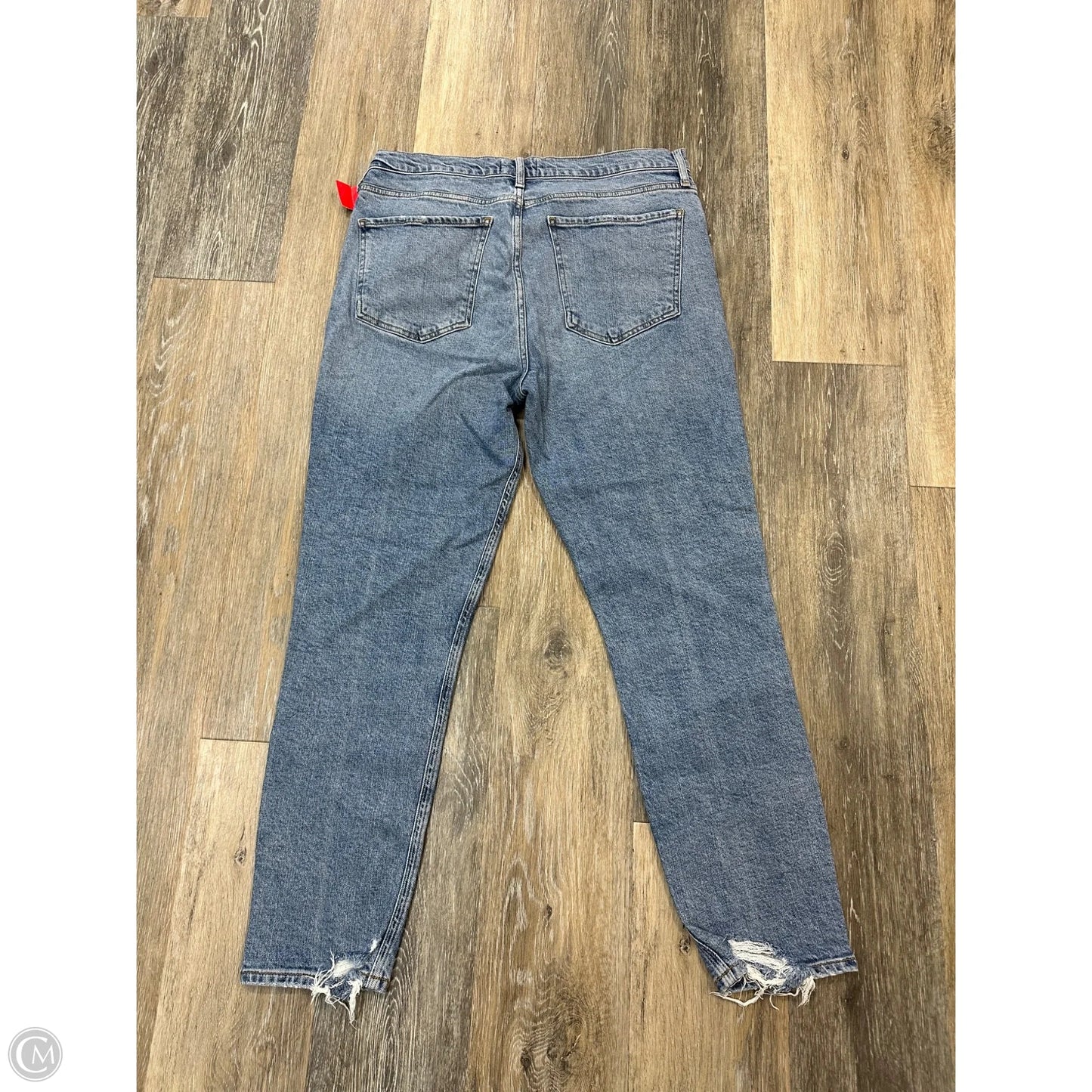Jeans Skinny By Agolde In Blue Denim, Size: 10