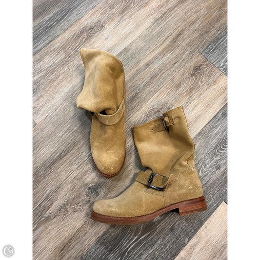 Boots Designer By Frye In Tan, Size: 6
