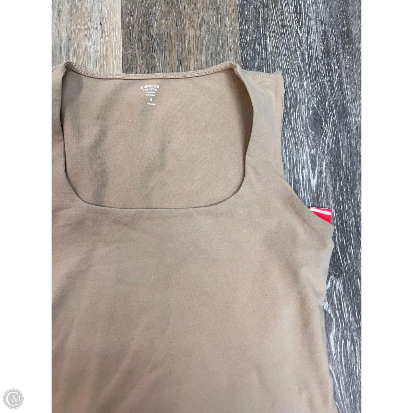 Tank Top By Express In Tan, Size: M