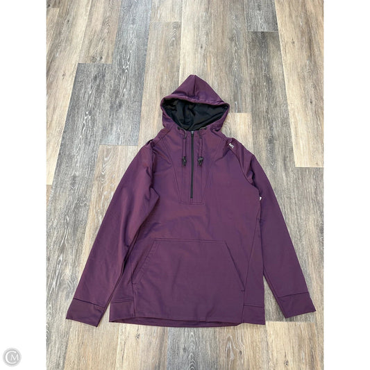 Athletic Sweatshirt Hoodie By UNRL In Purple, Size: S