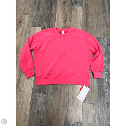 Athletic Sweatshirt Crewneck By Lululemon In Pink, Size: 6