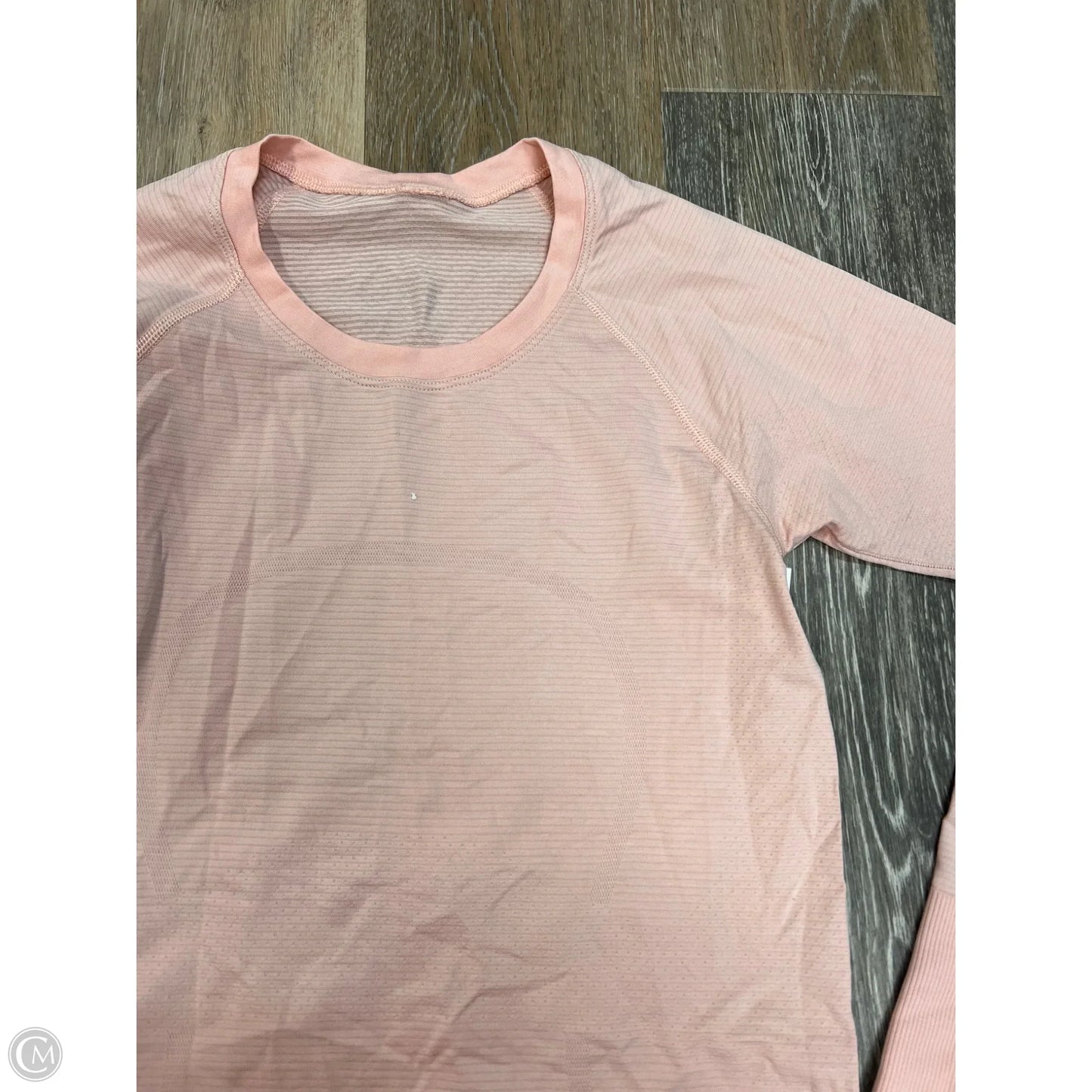 Athletic Top Long Sleeve Crewneck By Lululemon In Pink, Size: 6