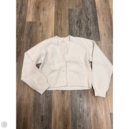 Sweater Cardigan By Nation In White, Size: S