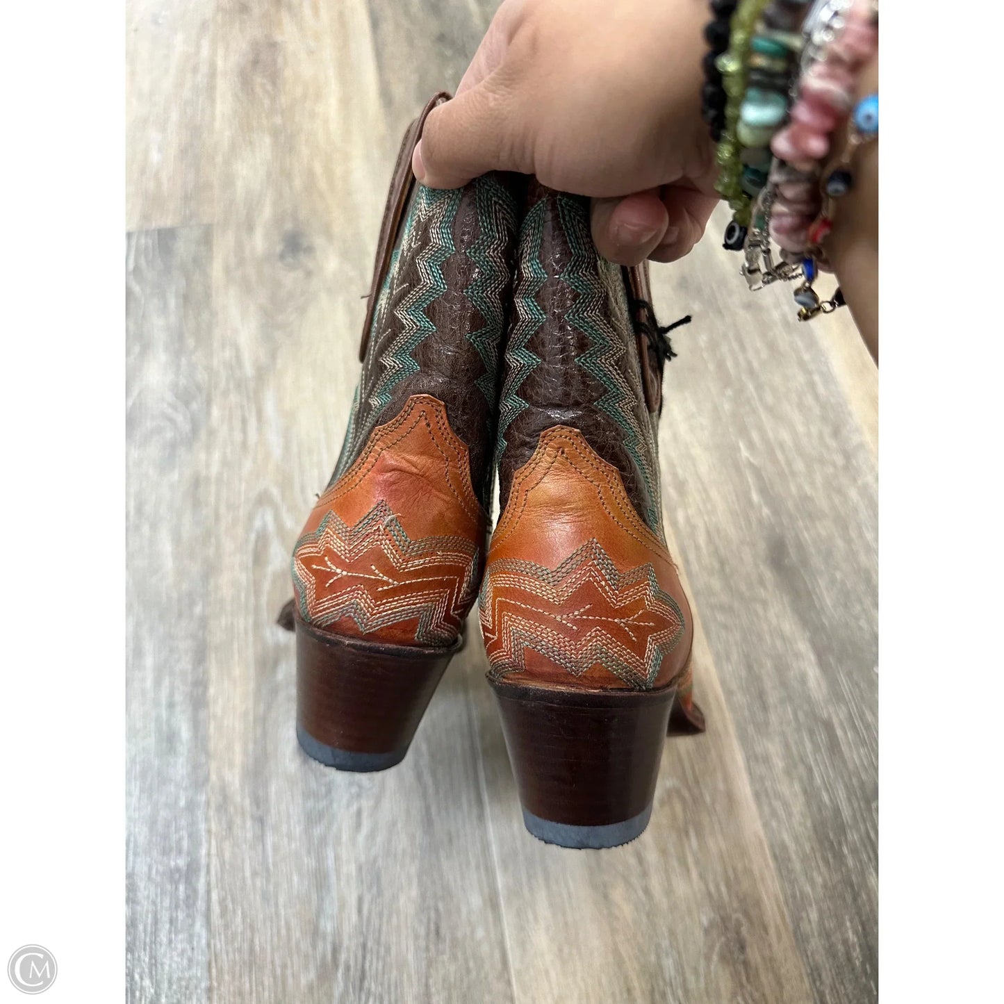 Boots Designer By Frye In Multi-colored, Size: 6