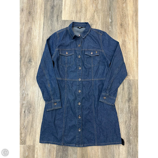 Dress Designer By Frye In Blue Denim, Size: M