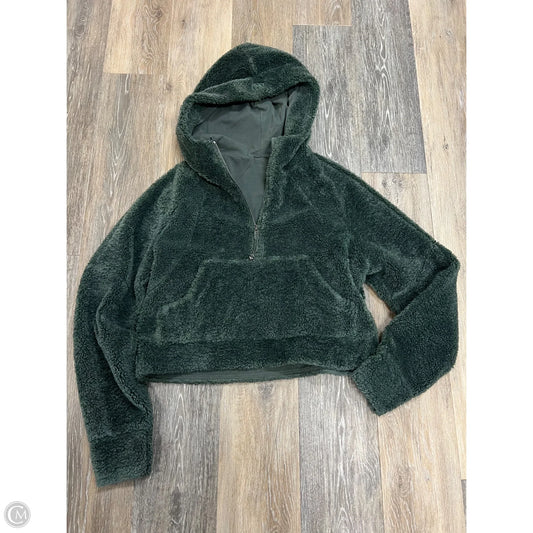 Athletic Sweatshirt Hoodie By Lululemon In Green, Size: XS/S