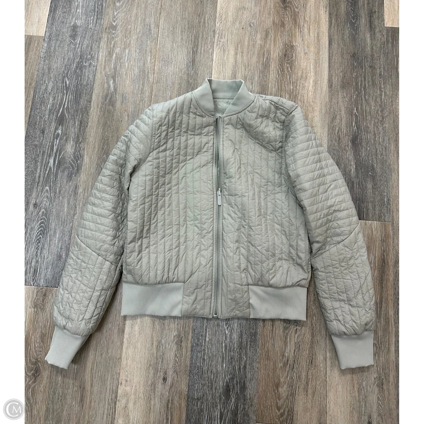 Athletic Jacket By Lululemon In Green, Size: 6