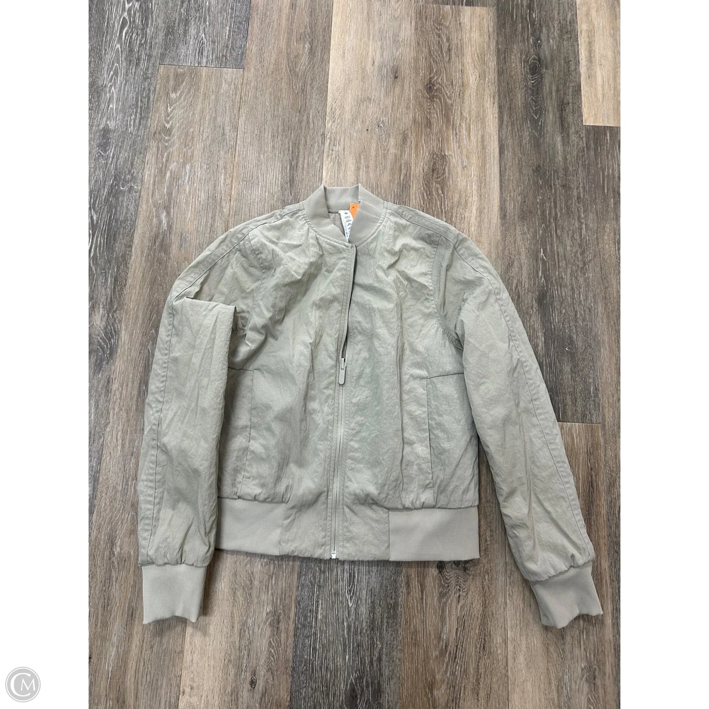 Athletic Jacket By Lululemon In Green, Size: 6